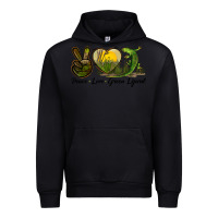 Foreset Green peace love green lizard Urban Hoodie - LillyAllenDesigns