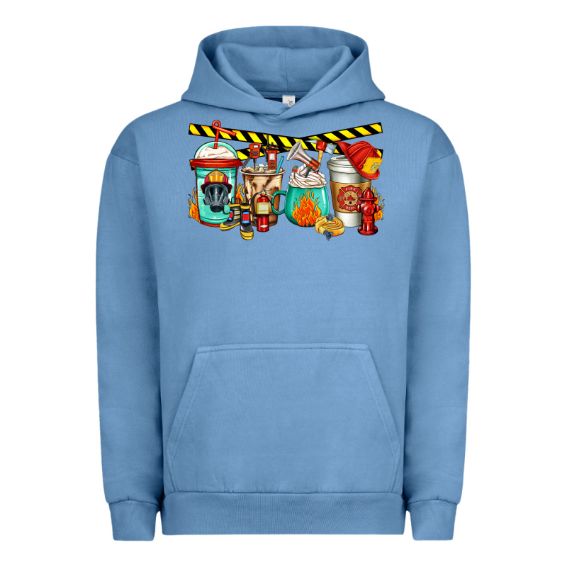 Firefighter Coffee Urban Hoodie by Jasminsmagicworld | Teevron
