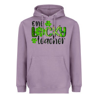 Lavender st. Patrick's day one lucky teacher Heavyweight Hoodie - RanaPortraitStore
