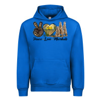 Cobalt Peace Love Meerkats Urban Hoodie - LillyAllenDesigns