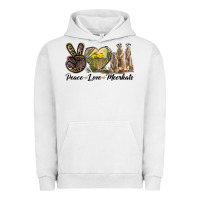 Pigment Lunar Rock Peace Love Meerkats Urban Hoodie - LillyAllenDesigns