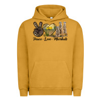 Pigment Peanut Butter Peace Love Meerkats Urban Hoodie - LillyAllenDesigns