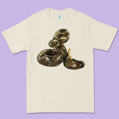Rattlesnake Premium Tee Designed By Lillyallendesigns
