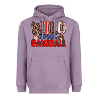 Lavender wild about baseball Heavyweight Hoodie - Zillion Design Studio