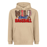 Mushroom wild about baseball Heavyweight Hoodie - Zillion Design Studio