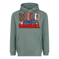 Sage wild about baseball Heavyweight Hoodie - Zillion Design Studio