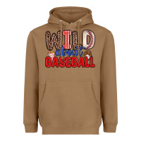 Toasted Coconut wild about baseball Heavyweight Hoodie - Zillion Design Studio