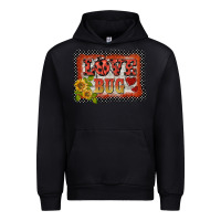 Foreset Green ladybug  love bug backround Urban Hoodie - BarkalooDesign