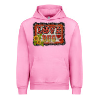 Fuchsia Pink ladybug  love bug backround Urban Hoodie - BarkalooDesign