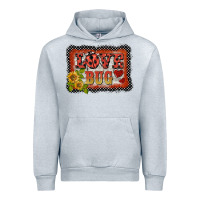 Heather Grey ladybug  love bug backround Urban Hoodie - BarkalooDesign