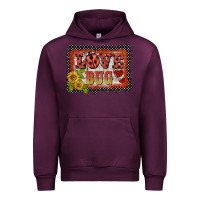 Mauve Wine ladybug  love bug backround Urban Hoodie - BarkalooDesign