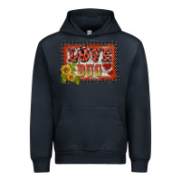 Navy ladybug  love bug backround Urban Hoodie - BarkalooDesign