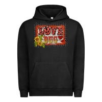 Pigment Black ladybug  love bug backround Urban Hoodie - BarkalooDesign