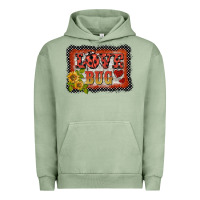 Pigment Oil Green ladybug  love bug backround Urban Hoodie - BarkalooDesign