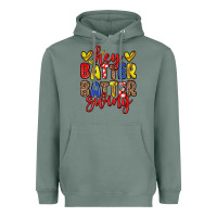 Sage hey batter batter swing softball Heavyweight Hoodie - Zillion Design Studio
