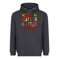 Smoke hey batter batter swing softball Heavyweight Hoodie - Zillion Design Studio