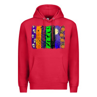 Cardinal halloween brush stroke Premium Hoodie - JahusDesignShop