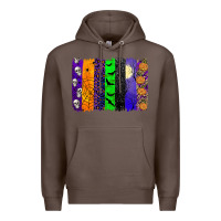 Coffee halloween brush stroke Premium Hoodie - JahusDesignShop