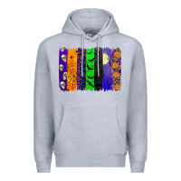 Heather Grey halloween brush stroke Premium Hoodie - JahusDesignShop