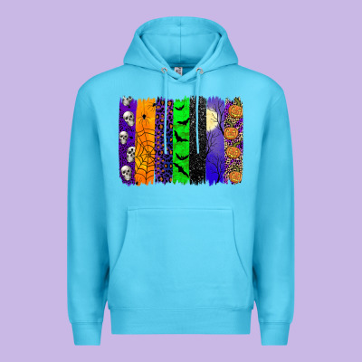 Halloween Brush Stroke Premium Hoodie Designed By Jahusdesignshop