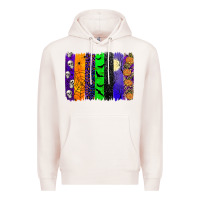 Pale Pink halloween brush stroke Premium Hoodie - JahusDesignShop