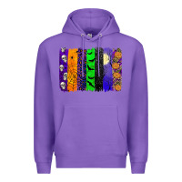 Purple halloween brush stroke Premium Hoodie - JahusDesignShop