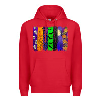 Red halloween brush stroke Premium Hoodie - JahusDesignShop