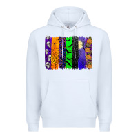 White halloween brush stroke Premium Hoodie - JahusDesignShop