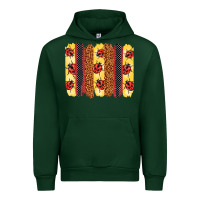 Forest Green ladybug  brushstrokes Urban Hoodie - BarkalooDesign