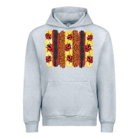 Heather Grey ladybug  brushstrokes Urban Hoodie - BarkalooDesign