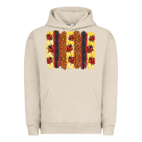 Pigment French Oak ladybug  brushstrokes Urban Hoodie - BarkalooDesign