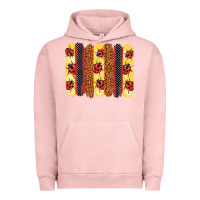 Pigment Salmon ladybug  brushstrokes Urban Hoodie - BarkalooDesign