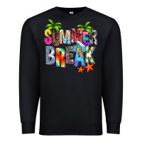 Black summer break Premium Sweatshirt - Zillion Design Studio