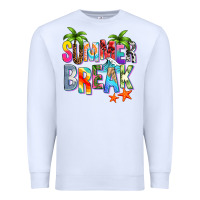 White summer break Premium Sweatshirt - Zillion Design Studio