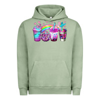 Pigment Oil Green unicorn coffee Urban Hoodie - Jasminsmagicworld