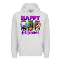 Dove Grey happy halloween Premium Hoodie - JahusDesignShop