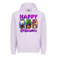 Lilac happy halloween Premium Hoodie - JahusDesignShop