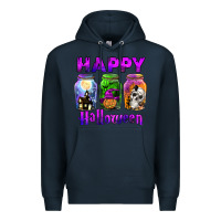 Navy happy halloween Premium Hoodie - JahusDesignShop