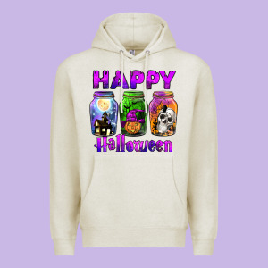 Happy Halloween Premium Hoodie Designed By Jahusdesignshop