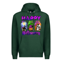 Sports Green happy halloween Premium Hoodie - JahusDesignShop