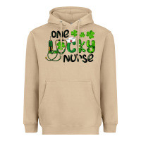 Mushroom st. patrick's day one lucky nurse Heavyweight Hoodie - RanaPortraitStore