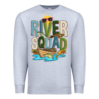 Heather Grey river squad Premium Sweatshirt - Zillion Design Studio