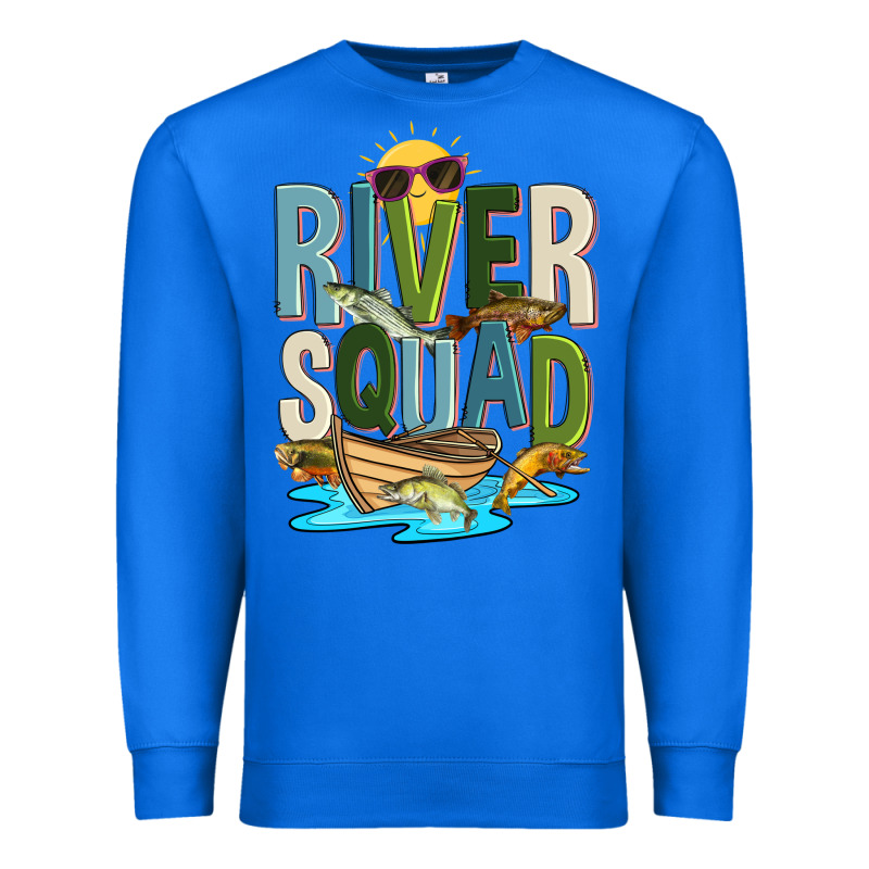 River Squad Premium Sweatshirt by Zillion Design Studio | Teevron