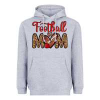 Heather Grey football mom Heavyweight Hoodie - Zillion Design Studio