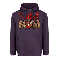 Plum football mom Heavyweight Hoodie - Zillion Design Studio