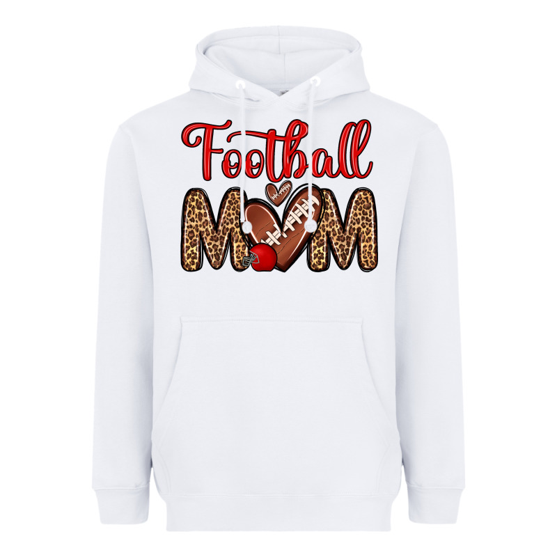 Football Mom Heavyweight Hoodie by Zillion Design Studio | Teevron