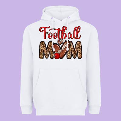 Football Mom Heavyweight Hoodie Designed By Zillion Design Studio