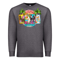 Charcoal Heather mama bear summer Premium Sweatshirt - Zillion Design Studio