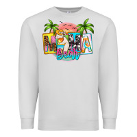 Dove Grey mama bear summer Premium Sweatshirt - Zillion Design Studio