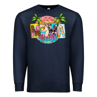 Navy mama bear summer Premium Sweatshirt - Zillion Design Studio